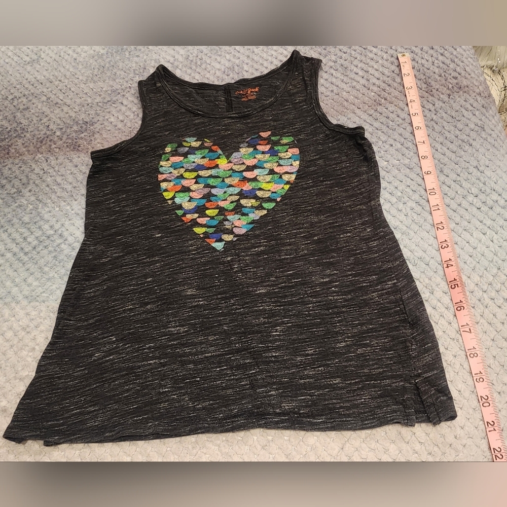 CAT AND JACK - Girls Colorful Heart Tank Top